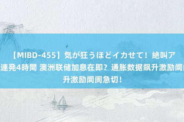 【MIBD-455】気が狂うほどイカせて！絶叫アクメ50連発4時間 澳洲联储加息在即？通胀数据飙升激励阛阓急切！