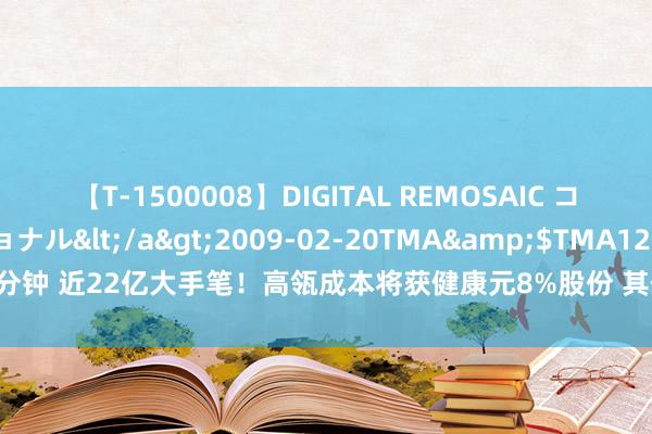 【T-1500008】DIGITAL REMOSAIC コスプレインターナショナル</a>2009-02-20TMA&$TMA122分钟 近22亿大手笔！高瓴成本将获健康元8%股份 其他多笔投资数月浮盈超42亿