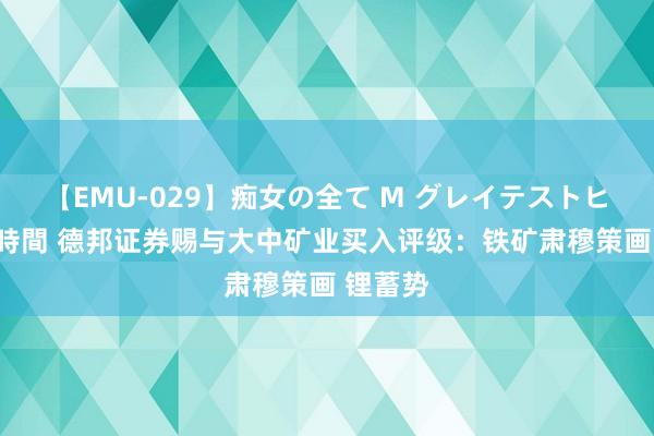 【EMU-029】痴女の全て M グレイテストヒッツ 4時間 德邦证券赐与大中矿业买入评级：铁矿肃穆策画 锂蓄势